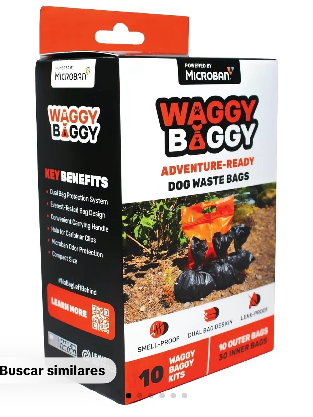 Adventure-Ready Dog Waste Bags - Orange